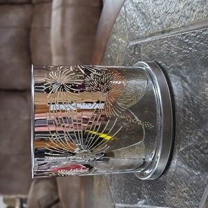 Vintage. PartyLite Enchanted Celebration Silver Fireworks 3pc Candle Holder